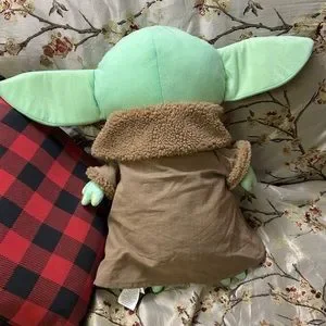 Disney | Toys | The Mandalorian Baby Yoda Kids Bedding Plush Pillow ...